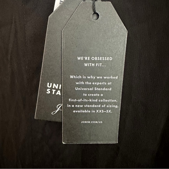 Universal Standard for J.Crew Cupro wide-leg jumpsuit size small J8445 - Picture 15 of 16